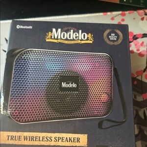 ModelCo Black and Purple Wireless Speaker
